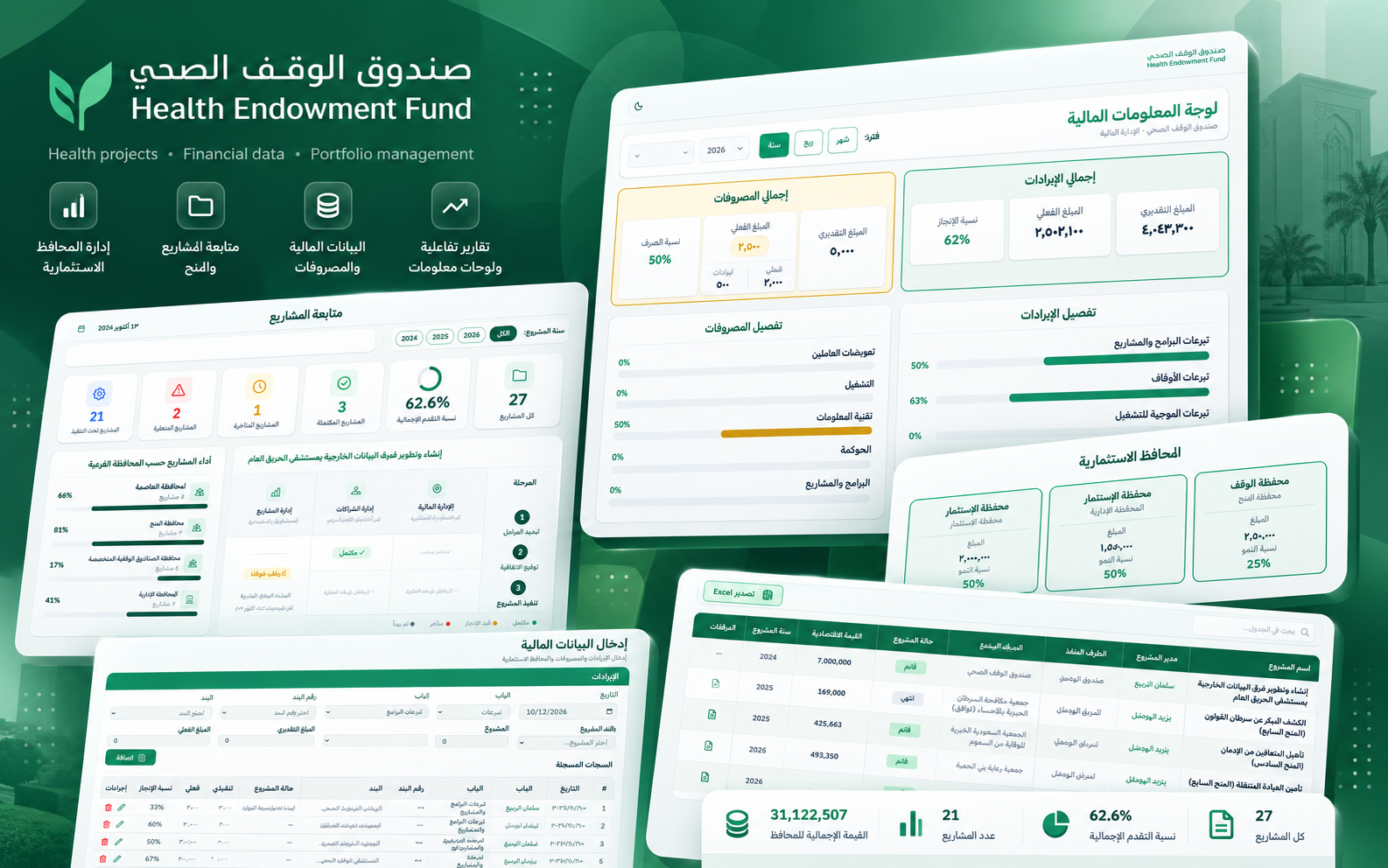Health Endowment Management Platform project preview